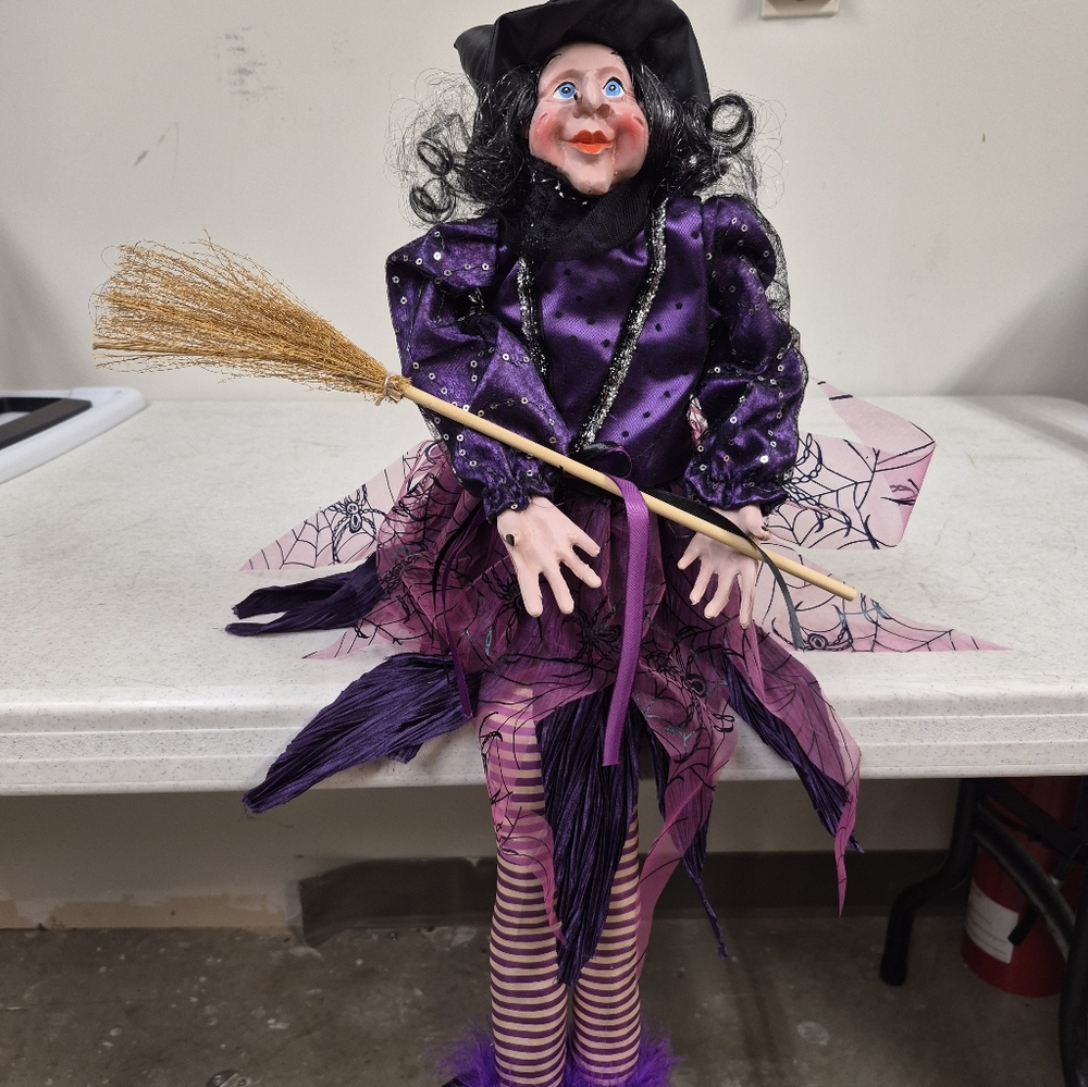 21" Halloween Witch Figure Doll